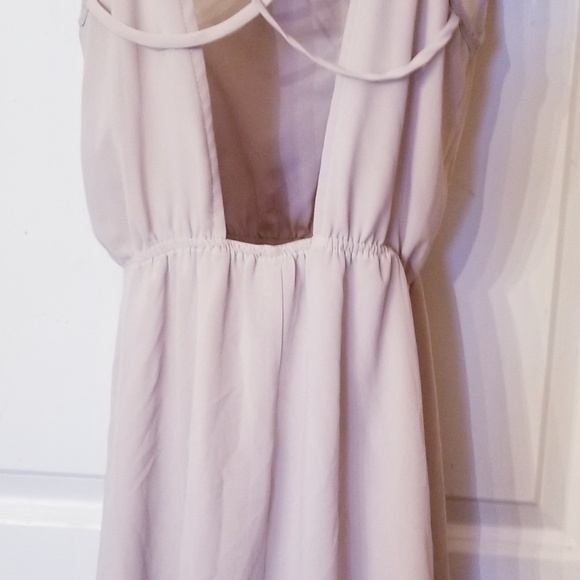 Last April Designer Dress Tan Small - Picture 3 of 3